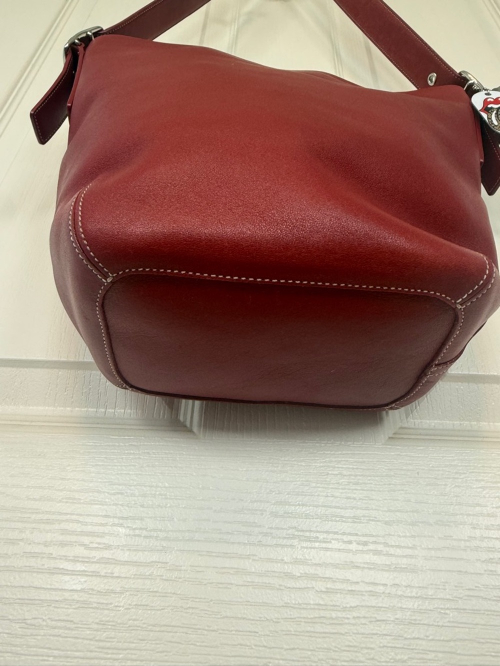 COACH LEGACY SOHO 2002 RED LEATHER BAG #9186 - Picture 15 of 17